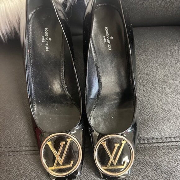 Black Louis Vuitton Heels - Picture 2 of 2